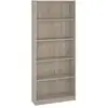 Image de Bibliothèque etagère coloris chêne - hauteur 180 x longueur 75 x profondeur 25 cm