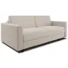 Image de Canapé convertible express 3 places en tissu tramé beige hailie jade Hailie Jade