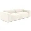 Image de Canapé 4 places en tissu bouclette crème myra MYRA