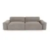 Image de Canapé 4 places en velours taupe bliss BLISS