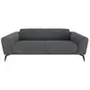 Image de Canapé 3 places en tissu tramé gris anthracite swann SWANN