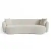 Image de Canapé 3 places en tissu tramé toucher doux crème celine CELINE