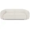 Image de Canapé 4 places en tissu bouclette crème livia LIVIA
