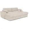 Image de Canapé 4 places en velours côtelé xxl crème plum CC419VCXCR