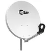 Image de HDSAT Parabole satellite acier Blanche 65cm avec Support LNB en Acier Galvanisé idéal ASTRA EUTELSAT