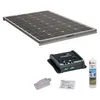 Image de Pack ANTARION Panneau solaire 140W + Kit de pose Solaire avec Régulateur 160W 10A