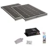 Image de Pack ANTARION 2x Panneaux solaire 120W + kit de pose avec régulateur MPPT 320W 20A