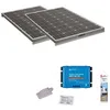 Image de Pack 2x Panneaux solaire 120W + Kit de pose avec régulateur de charge Victron MPPT 440W 30A