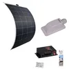 Image de PACK ANTARION Panneau Solaire Souple 135W + Régulateur de charge Bluetooth + passe-toit + Dekasyl MS