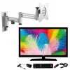 Image de Pack Antarion Tv Led 21.5" 54cm Full Hd 12v Camping-car + Support Tv Double Bras