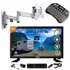 Image de Pack ANTARION TV LED 21.5 54cm Téléviseur Full HD Smart TV + Support TV Double Bras + Clavier sans