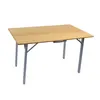 Image de SOPLAIR Table Plateau en Bambou 4 personnes Pliable Camping Car