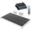 Image de PACK ANTARION Panneau solaire Monocristallin 160W + Régulateur PWM 10A + Kit de pose Camping-car