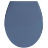 Image de Wenko - Abattant WC Samos - Abaissement automatique - Duroplastique - Bleu foncé