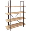 Image de Urban Living - Bibliothèque industrielle Dock - L. 100 x H. 140 cm - Marron