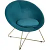 Image de Fauteuil De Salon En Velours Evan
