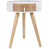 Image de Table De Chevet Scandinave Nora - Diam. 35 X H. 45 Cm