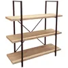 Image de Bibliothèque Industrielle Dock - L. 100 X H. 106 Cm - Marron