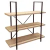 Image de Urban Living - Bibliothèque industrielle Dock - L. 100 x H. 106 cm - Marron