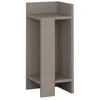 Image de Toilinux - Table de chevet Elos droite 27 cm - Taupe