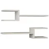 Image de Lot De 2 Etagères Murale L.75 Cm - Blanc