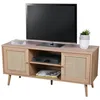 Image de Meuble Tv Bali En Cannage Et Panneaux De Particules - 2 Portes