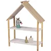 Image de Bibliothèque Dream Pour Enfant Avec 2 Étagères - Bois Et Blanc