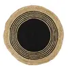 Image de Tapis Rond En Jute Et Coton