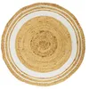 Image de Tapis Rond En Jute Et Coton