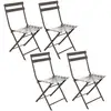 Image de Lot De 4 Chaises Pliantes En Métal Greensboro