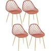 Image de Lot De 4 Chaises D'extérieur Malaga En Polypropylène