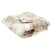 Image de Plaid Imitation Fourrure Opulence - 200x140cm - Marron Et Beige