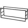 Image de Porte Buches Horizontal En Métal - Noir