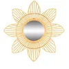 Image de Natural Living - Miroir Marguerite Natural living en rotin - Diam 62 cm