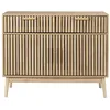 Image de The Home Deco Factory - Buffet 2 tiroirs et 2 portes Saulk en bois - Marron