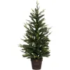 Image de Sapin De Noël Artificiel Helsinki En Pot - H. 100 Cm - Vert