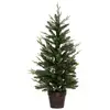 Image de Sapin artificiel helsinki en pot - h. 100 cm - vert