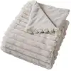 Image de Plaid Sela Imitiation Fourrure Et Flanelle