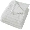 Image de Plaid Sela Imitiation Fourrure Et Flanelle