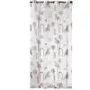 Image de Voilage À  illets Alachua - Voile Sablé Imprimé - 140 X 240 Cm