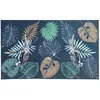 Image de Habitable - Tapis Must en velours imprimé Ulimi - 50 x 80 cm - Bleu