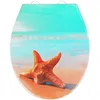 Image de Wenko - Abattant WC Mer - Bois - Multicolore