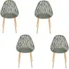 Image de Lot De 4 Chaises D'extérieur Calvi En Polypropylène