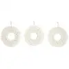 Image de Lot De 3 Miroirs Ronds Bohème - Diam 28 Cm - Beige