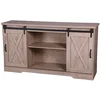 Image de Buffet New York 2 Portes Coulissantes - Marron