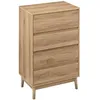 Image de Commode 4 Tiroirs Liam - Marron