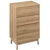Image de Commode 4 tiroirs liam - marron