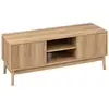 Image de Meuble Tv Liam 2 Portes Et 2 Niches - Marron