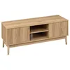 Image de Five Simply Smart - Meuble TV Liam 2 portes et 2 niches - Marron