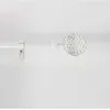 Image de Kit De Tringle À Rideaux Extensible Disque Martelé - L120 /l210 Cm - Patine Blanc